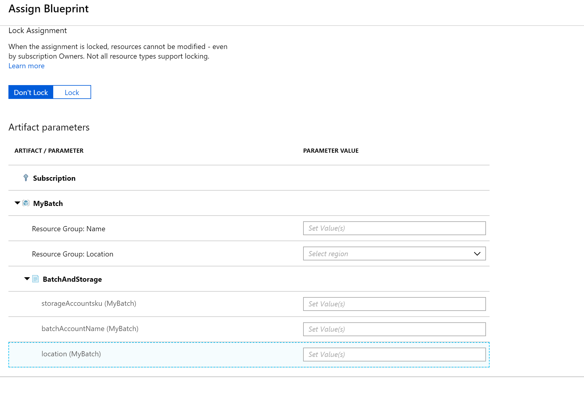 Azure Blueprint with ARM Templates Instant Automation